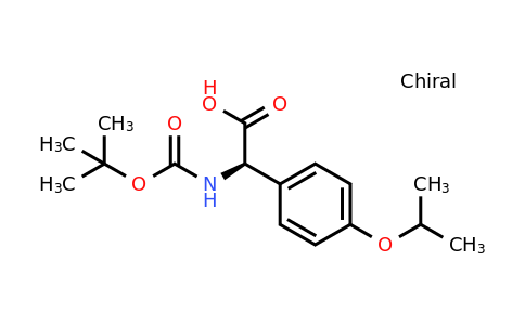 CAS 876755-79-2 | (R)-2-(Boc-amino)-2-(4-isopropoxyphenyl)acetic acid