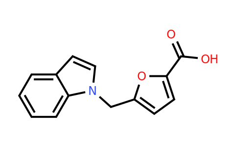 CAS 876881-48-0 | 5-((1H-Indol-1-yl)methyl)furan-2-carboxylic acid
