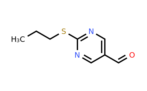 CAS 876890-33-4 | 2-(Propylthio)pyrimidine-5-carbaldehyde