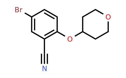 CAS 876918-62-6 | 5-Bromo-2-((tetrahydro-2H-pyran-4-yl)oxy)benzonitrile
