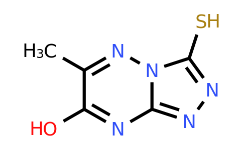 CAS 877-28-1 | 6-methyl-3-sulfanyl-[1,2,4]triazolo[4,3-b][1,2,4]triazin-7-ol
