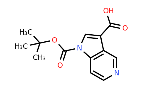 CAS 877060-54-3 | 1-[(tert-butoxy)carbonyl]-1H-pyrrolo[3,2-c]pyridine-3-carboxylic acid