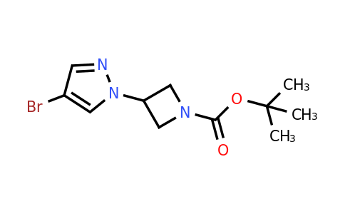 CAS 877399-34-3 | tert-butyl 3-(4-bromo-1H-pyrazol-1-yl)azetidine-1-carboxylate