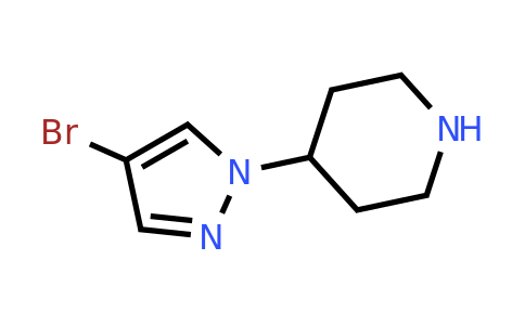 CAS 877399-60-5 | 4-(4-Bromo-pyrazol-1-yl)-piperidine