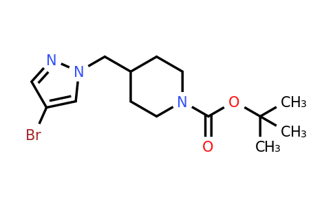 CAS 877401-26-8 | tert-butyl 4-[(4-bromo-1H-pyrazol-1-yl)methyl]piperidine-1-carboxylate