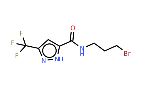 CAS 877402-84-1 | N-(3-bromopropyl)-3-(trifluoromethyl)-1H-pyrazole-5-carboxamide