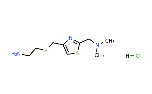 CAS 87765-03-5 | 2-(((2-((Dimethylamino)methyl)thiazol-4-yl)methyl)thio)ethanamine hydrochloride(1:x)