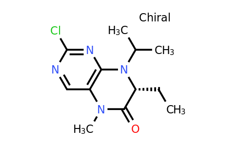 CAS 877676-50-1 | (7R)-2-chloro-7-ethyl-5-methyl-8-(propan-2-yl)-5,6,7,8-tetrahydropteridin-6-one