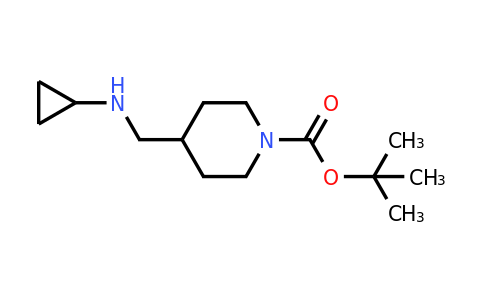 CAS 877859-58-0 | tert-Butyl 4-((cyclopropylamino)methyl)piperidine-1-carboxylate