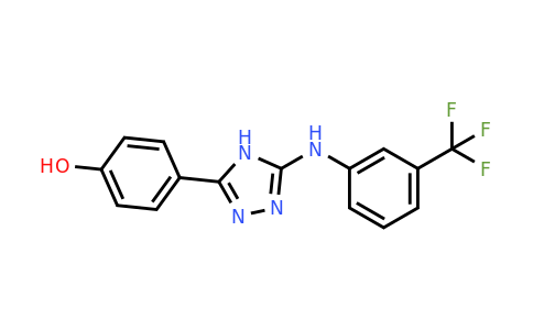 CAS 877874-79-8 | 4-(5-(3-(Trifluoromethyl)phenylamino)-4H-1,2,4-triazol-3-YL)phenol