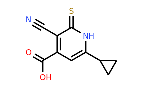 CAS 878255-56-2 | 3-Cyano-6-cyclopropyl-2-sulfanylidene-1,2-dihydropyridine-4-carboxylic acid