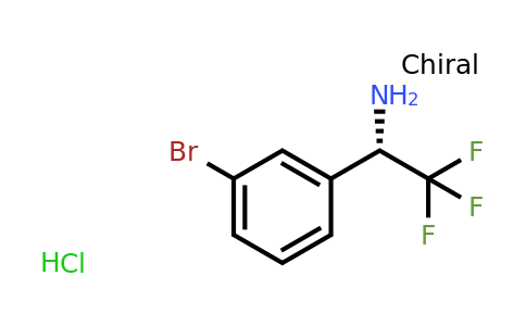 CAS 878408-46-9 | (S)-1-(3-Bromo-phenyl)-2,2,2-trifluoro-ethylamine hydrochloride