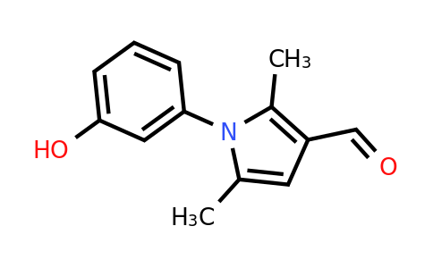 CAS 878424-24-9 | 1-(3-Hydroxyphenyl)-2,5-dimethyl-1H-pyrrole-3-carbaldehyde