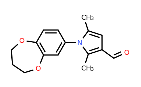 CAS 878427-46-4 | 1-(3,4-Dihydro-2H-benzo[b][1,4]dioxepin-7-yl)-2,5-dimethyl-1H-pyrrole-3-carbaldehyde