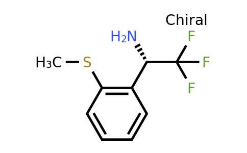 CAS 878539-32-3 | (S)-2,2,2-Trifluoro-1-(2-methylsulfanyl-phenyl)-ethylamine