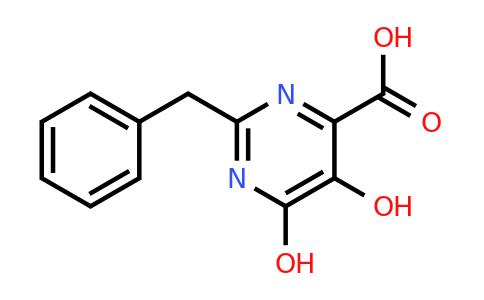 2-Benzyl-5,6-dihydroxy-pyrimidine-4-carboxylic acid