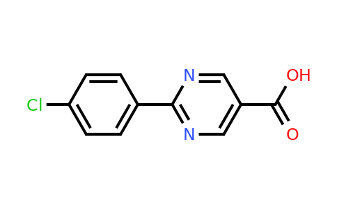 CAS 878691-37-3 | 2-(4-Chlorophenyl)pyrimidine-5-carboxylic acid