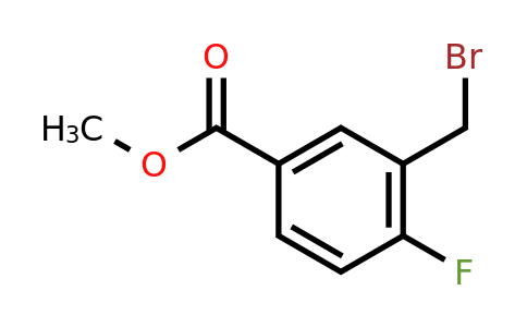 CAS 878744-25-3 | methyl 3-(bromomethyl)-4-fluorobenzoate