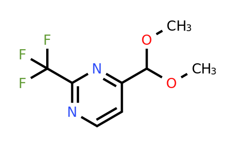 CAS 878760-47-5 | 4-(Dimethoxymethyl)-2-(trifluoromethyl)pyrimidine