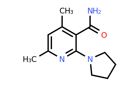 CAS 878955-64-7 | 4,6-Dimethyl-2-(pyrrolidin-1-yl)pyridine-3-carboxamide