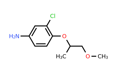CAS 879047-74-2 | 3-Chloro-4-((1-methoxypropan-2-yl)oxy)aniline