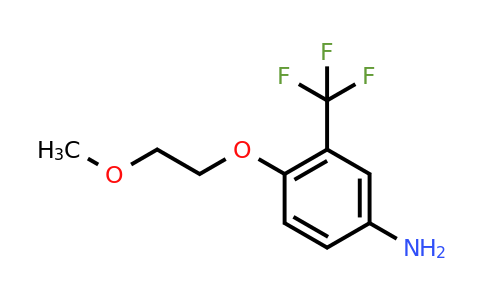 CAS 879047-80-0 | 4-(2-Methoxyethoxy)-3-(trifluoromethyl)aniline