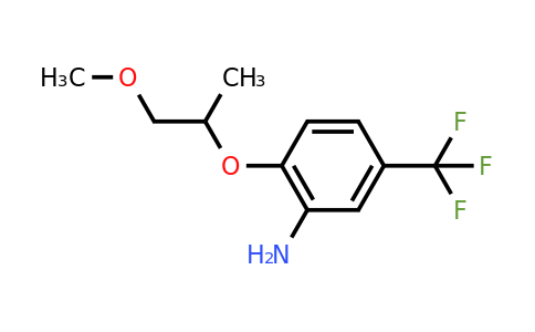 CAS 879047-92-4 | 2-((1-Methoxypropan-2-yl)oxy)-5-(trifluoromethyl)aniline