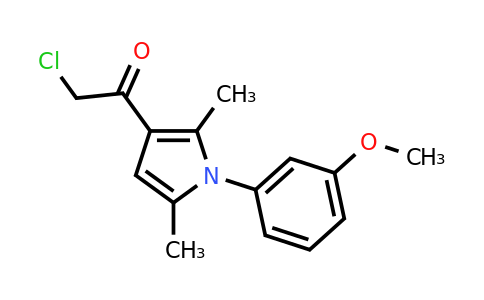 CAS 879058-38-5 | 2-Chloro-1-(1-(3-methoxyphenyl)-2,5-dimethyl-1H-pyrrol-3-yl)ethanone
