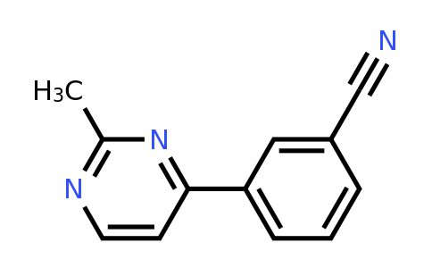 CAS 879072-98-7 | 3-(2-Methylpyrimidin-4-yl)benzonitrile