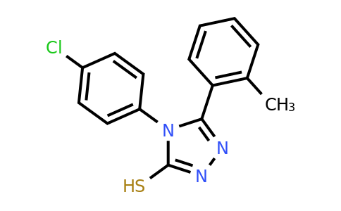 CAS 879074-86-9 | 4-(4-chlorophenyl)-5-(2-methylphenyl)-4H-1,2,4-triazole-3-thiol