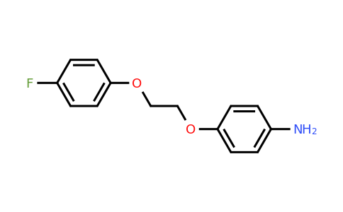 CAS 879074-88-1 | 4-(2-(4-Fluorophenoxy)ethoxy)aniline