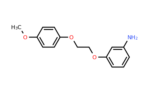 CAS 879074-94-9 | 3-(2-(4-Methoxyphenoxy)ethoxy)aniline