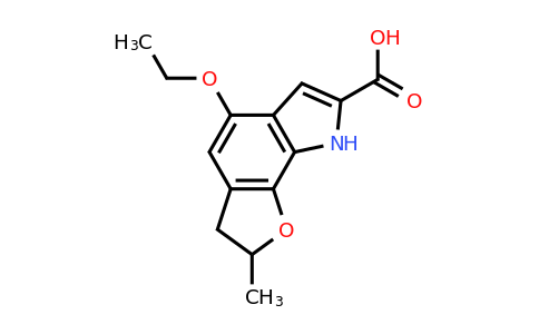 CAS 879151-90-3 | 5-ethoxy-2-methyl-2H,3H,8H-furo[3,2-g]indole-7-carboxylic acid