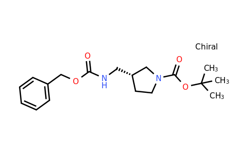 CAS 879275-54-4 | tert-butyl (3R)-3-({[(benzyloxy)carbonyl]amino}methyl)pyrrolidine-1-carboxylate
