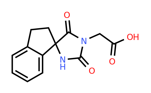 CAS 879319-16-1 | 2-{2,5-dioxo-2',3'-dihydrospiro[imidazolidine-4,1'-indene]-1-yl}acetic acid