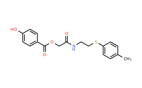 CAS 879320-34-0 | ({2-[(4-methylphenyl)sulfanyl]ethyl}carbamoyl)methyl 4-hydroxybenzoate