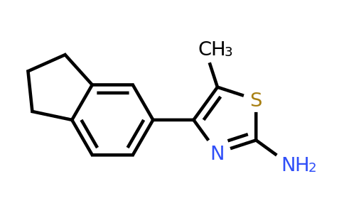 CAS 879350-77-3 | 4-(2,3-Dihydro-1H-inden-5-yl)-5-methyl-1,3-thiazol-2-amine