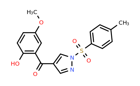 CAS 879351-76-5 | 4-methoxy-2-[1-(4-methylbenzenesulfonyl)-1H-pyrazole-4-carbonyl]phenol
