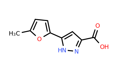 CAS 879442-52-1 | 5-(5-Methylfuran-2-yl)-1H-pyrazole-3-carboxylic acid