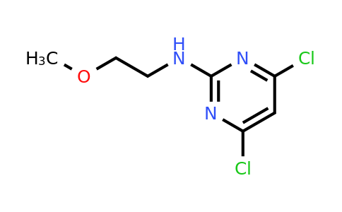 CAS 879609-70-8 | 4,6-Dichloro-N-(2-methoxyethyl)pyrimidin-2-amine