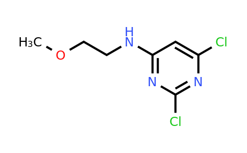 CAS 879609-73-1 | 2,6-Dichloro-N-(2-methoxyethyl)pyrimidin-4-amine