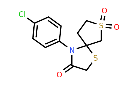 CAS 879641-88-0 | 4-(4-chlorophenyl)-1,7lambda6-dithia-4-azaspiro[4.4]nonane-3,7,7-trione