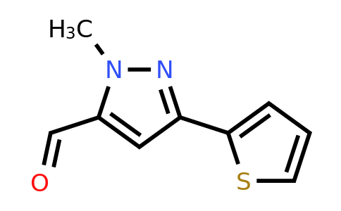 CAS 879896-48-7 | 1-Methyl-3-thien-2-YL-1H-pyrazole-5-carbaldehyde