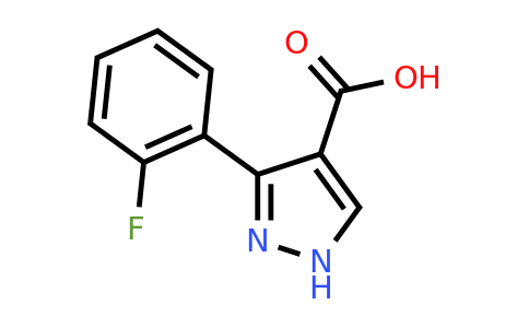 CAS 879996-73-3 | 3-(2-fluorophenyl)-1H-pyrazole-4-carboxylic acid