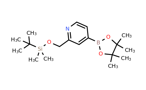 CAS 880495-84-1 | 2-((Tert-butyldimethylsilyloxy)methyl) pyridine-4-boronic acid pinacol ester