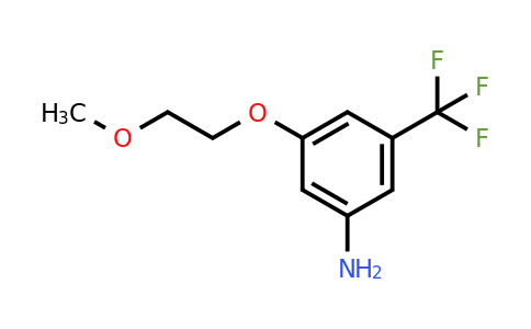 CAS 880882-07-5 | 3-(2-Methoxyethoxy)-5-(trifluoromethyl)aniline