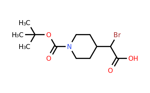 CAS 881016-89-3 | 1-Boc-4-(bromo-carboxy-methyl)-piperidine