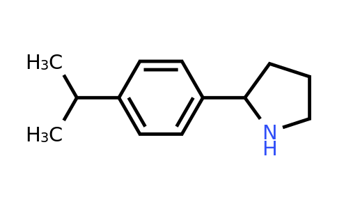 CAS 881040-01-3 | 2-[4-(propan-2-yl)phenyl]pyrrolidine