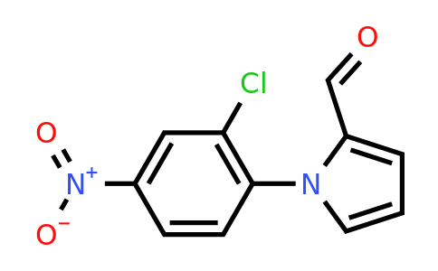 CAS 881041-26-5 | 1-(2-Chloro-4-nitrophenyl)-1H-pyrrole-2-carbaldehyde
