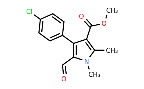 CAS 881041-99-2 | Methyl 4-(4-chlorophenyl)-5-formyl-1,2-dimethyl-1H-pyrrole-3-carboxylate
